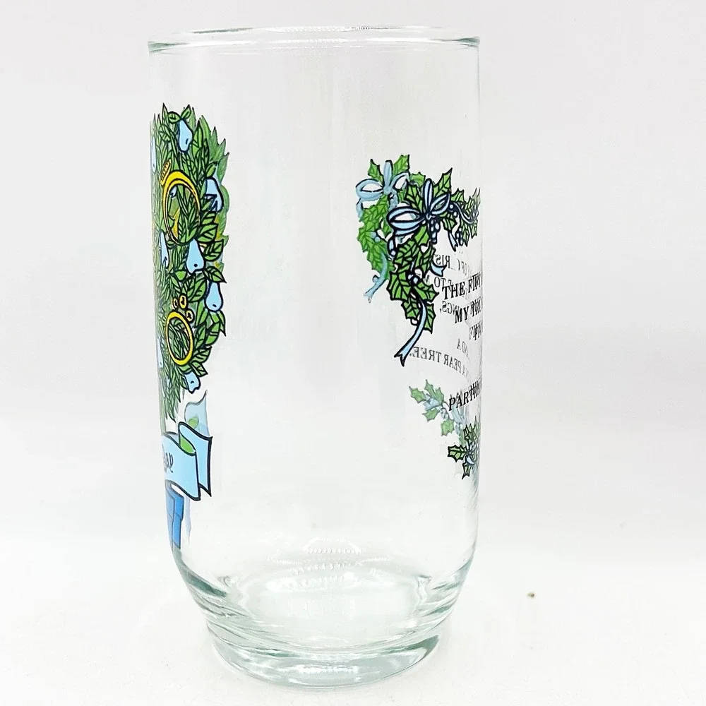 Vintage 12 Days of Christmas 5th Day Five Rings Replacement Glass
